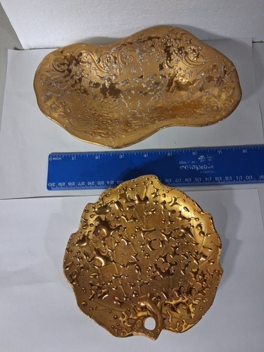 Piatti caramelle noci - , oro