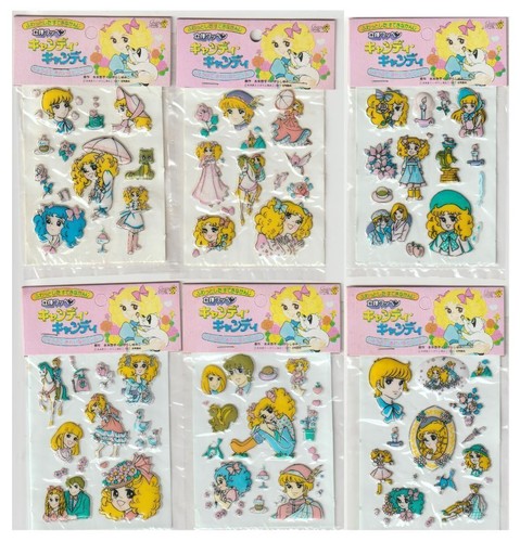Lotto fogli adesivi candy - adesivi,